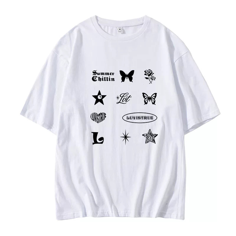 Wendy Joy Same Cotton Short Sleeve T-shirt