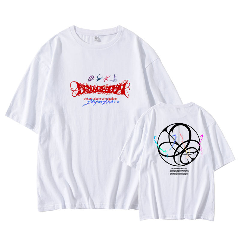 KPOP Album Armageddon Crew Neck Short-sleeved T-shirt