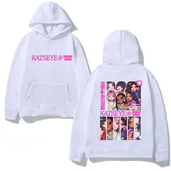 Y2K Style KPOP Manga Printed Hoodie