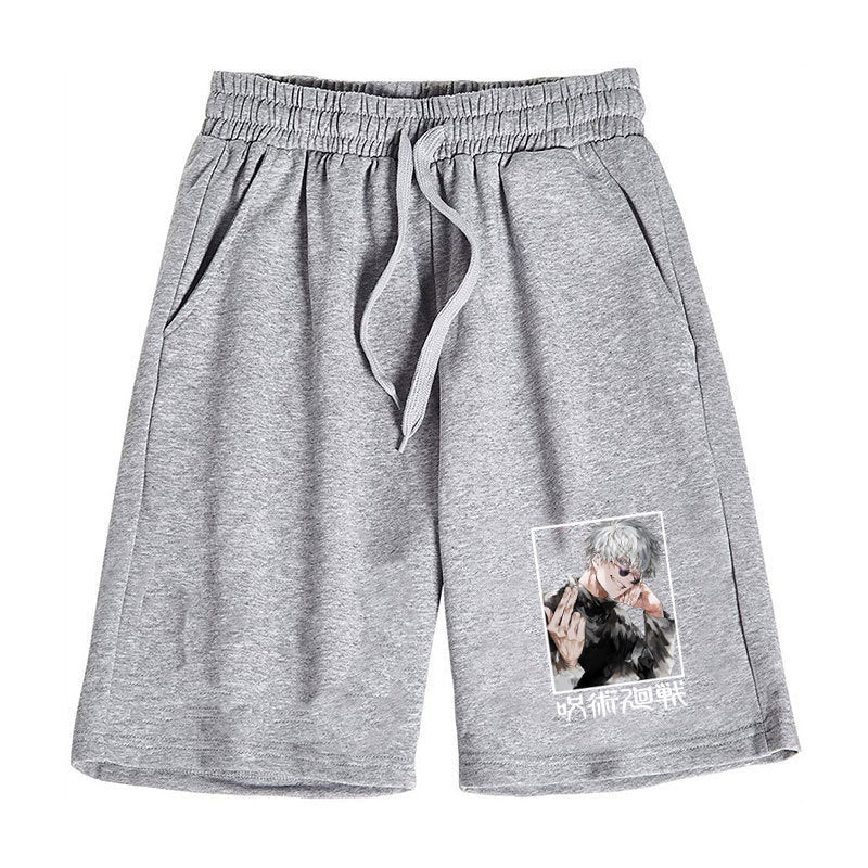 Unisex Anime Print Casual Sports Shorts