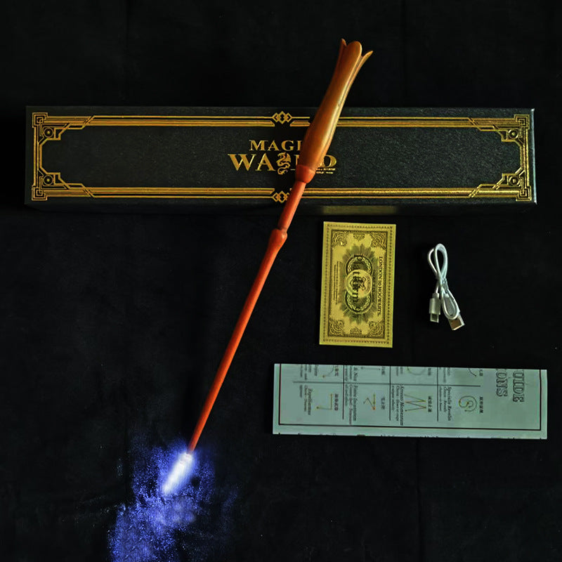 Harry Charging Glowing Wand