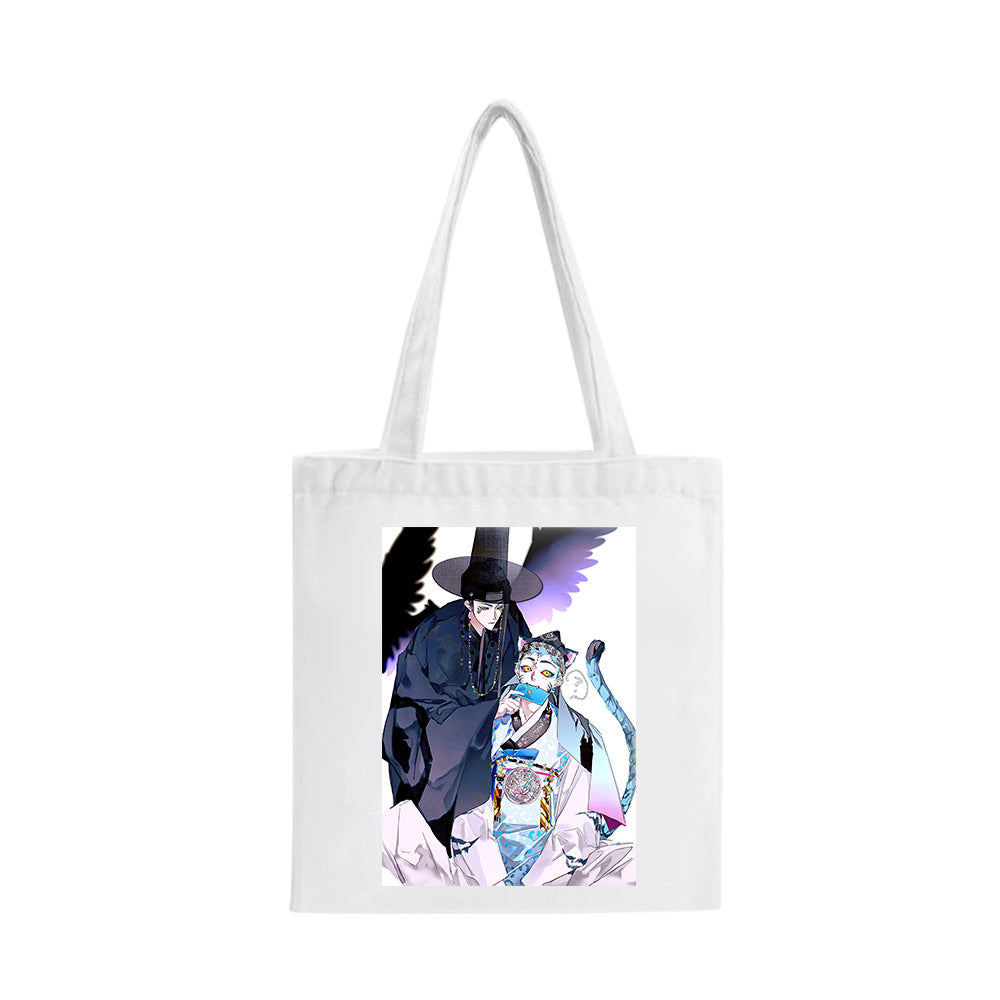 KPDH Poster Printed Zipper Tote Bag