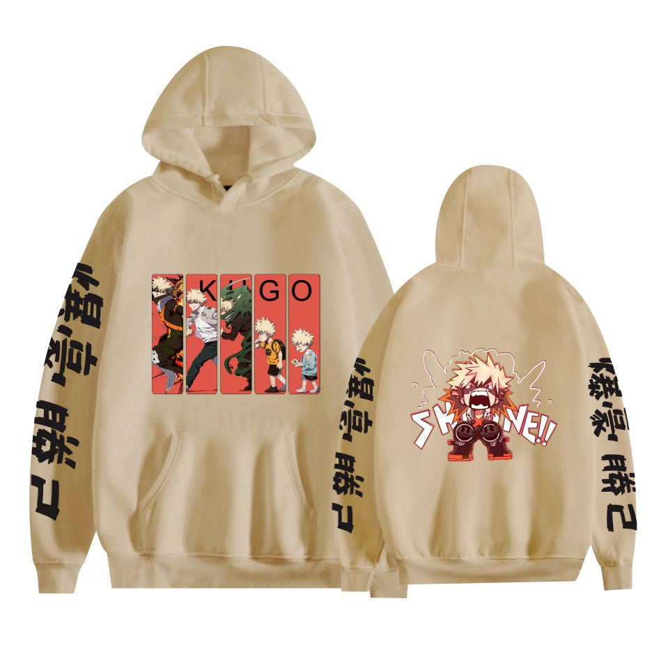 Men's and Women's Anime Pattern Printed Hoodie