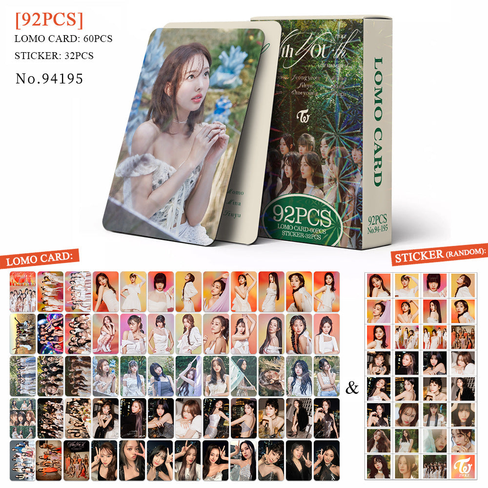92 Pcs Kpop LOMO PhotoCards
