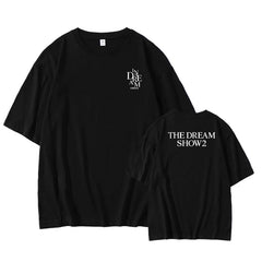 THE DREAM SHOW2 Cotton Letter Short-sleeved T-shirt