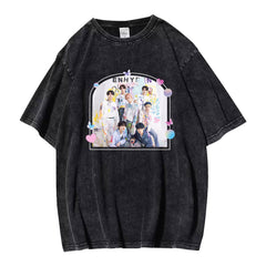 KPOP Album Poster Washed T-shirt