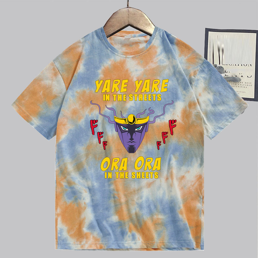 Trendy JoJo Tie-dye Loose Short-sleeved T-shirt