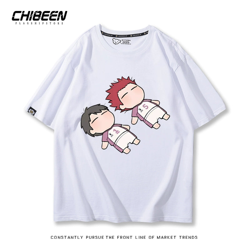Unisex Anime Pattern Short Sleeve T-Shirt