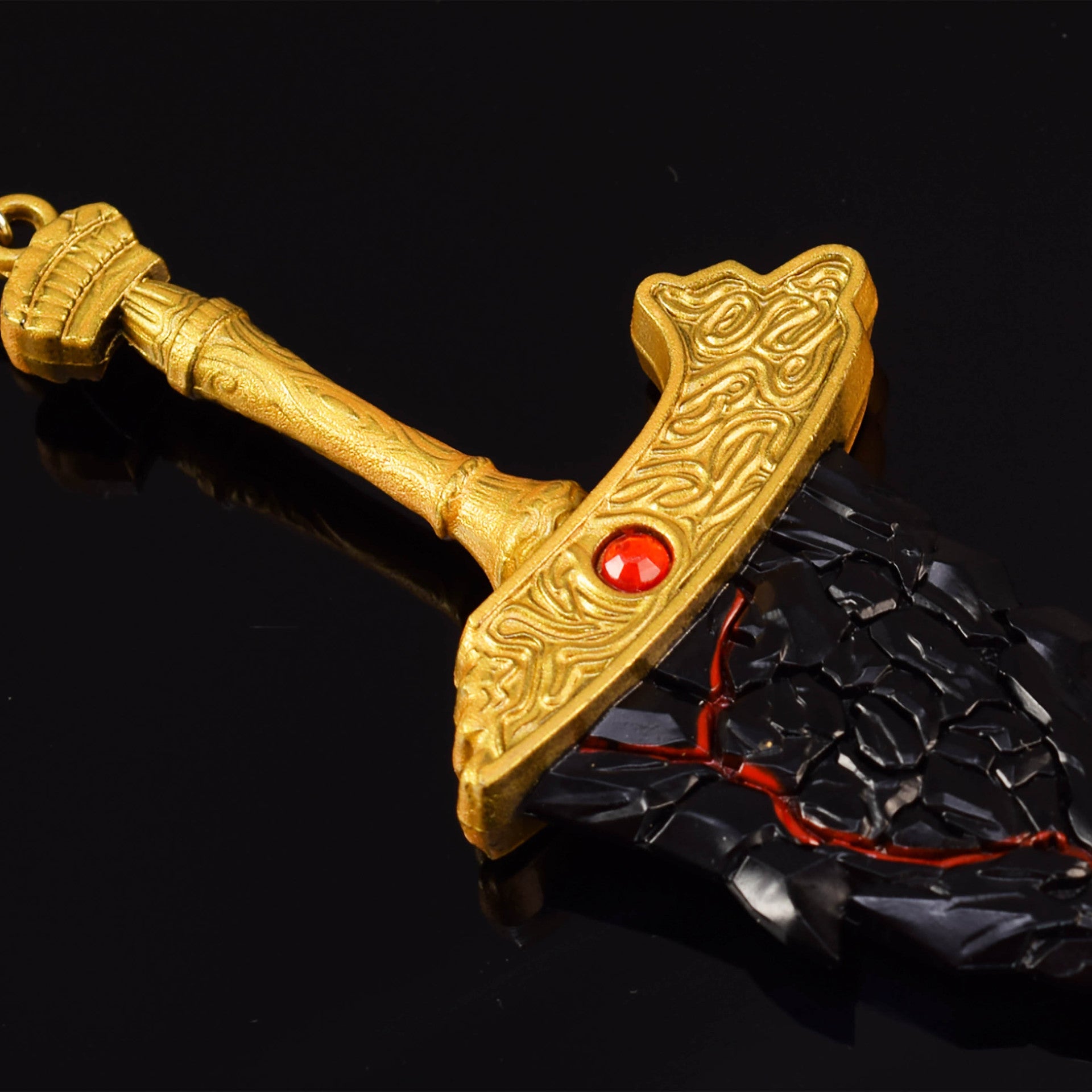 ER Maliketh's Black Blade Sword Model 8.66-Inch Metal Craft Sword