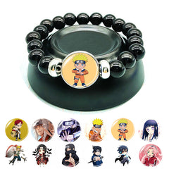 Anime Time Gemstone Beaded Bracelet