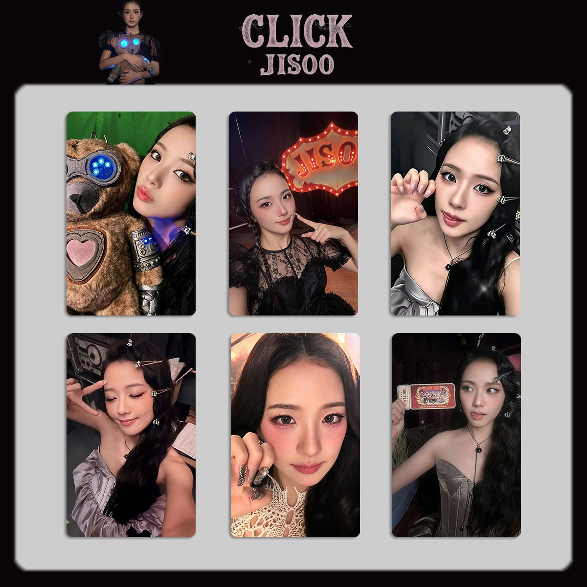 JISOO CLICK K4 Bonus Photocard