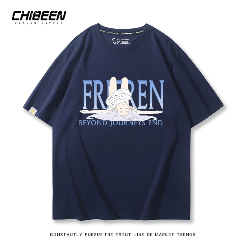 Unisex Anime Cotton Short Sleeve T-Shirt