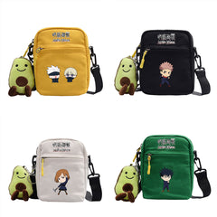 Casual Cartoon Anime Canvas Shoulder Bag