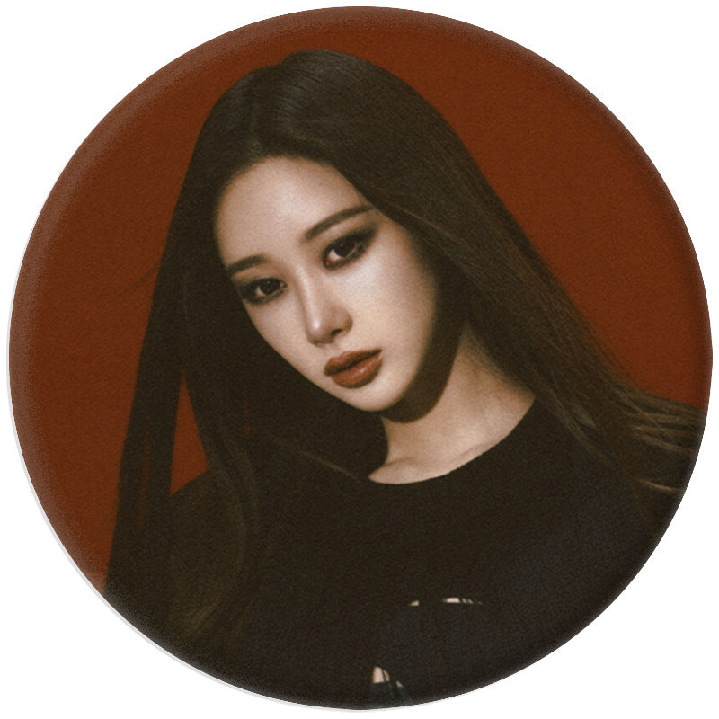 AE Trailer Photo Badge Mirror Keychain