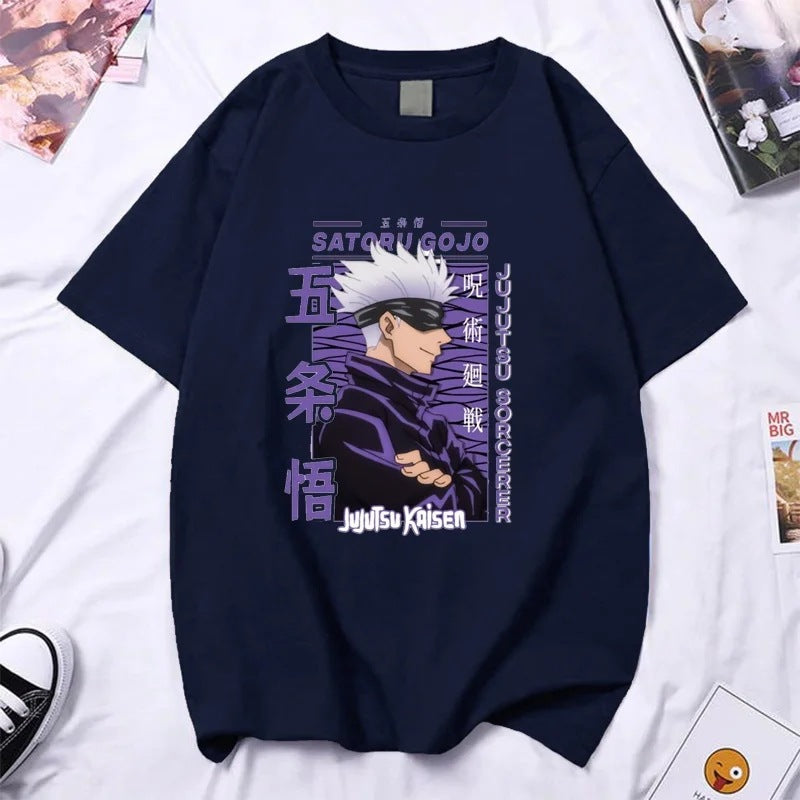 Trendy Anime Short-sleeved Cotton T-shirt