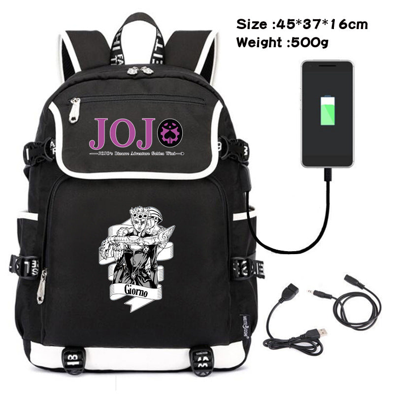 Versatile JOJO Graphic Printed Backpack