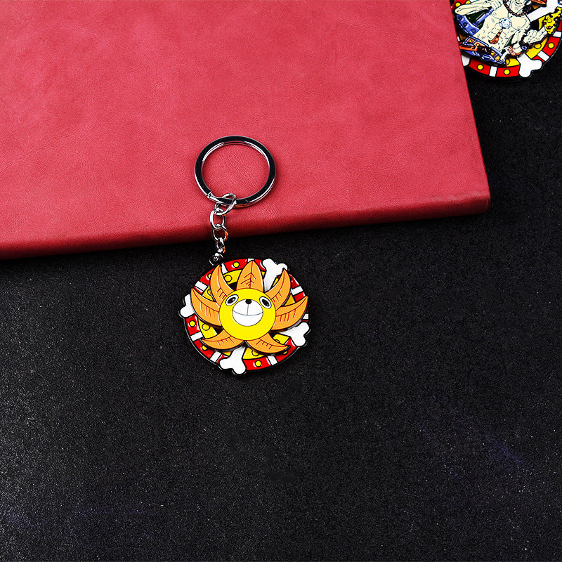 Luffy Rotatable Keychain Pendant