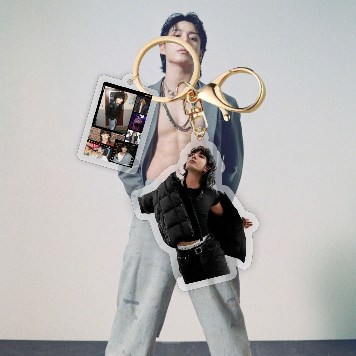 Jung Kook Album Keychain Pendant