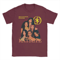 Casual Katseye Beautiful Chaos Cotton T-Shirt