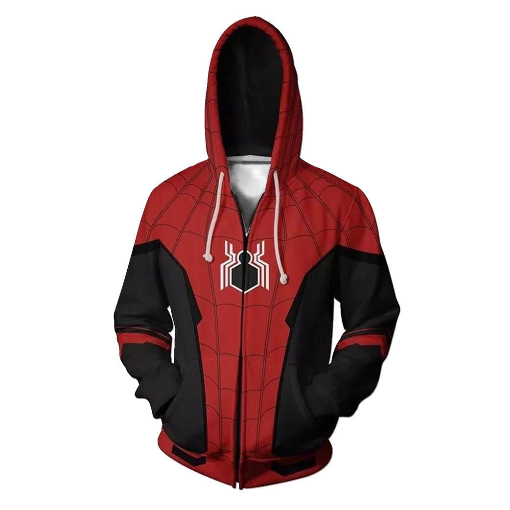 Unisex Comic Spider 3D Printed Cosplay Hoodie