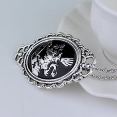 Retro Twilight Pendant Necklace