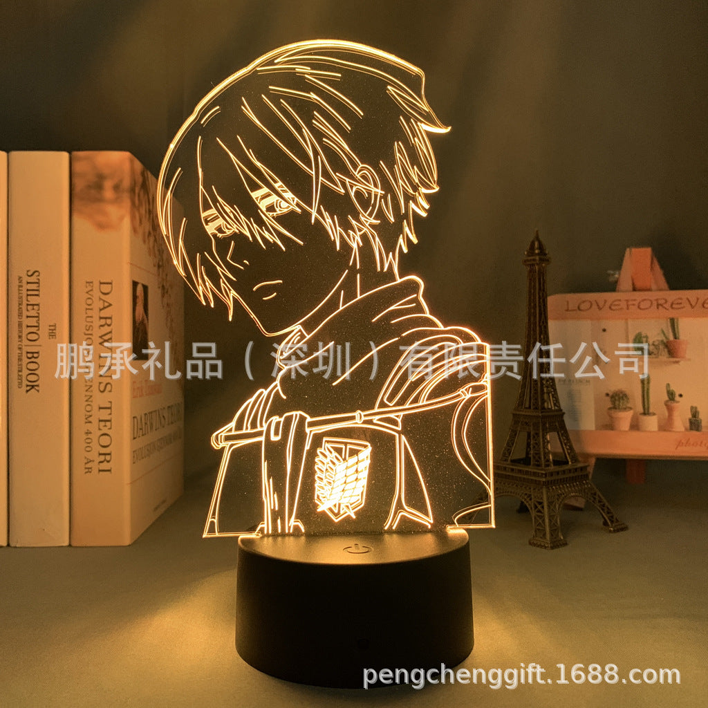 Colorful Anime Acrylic 3d Night Light