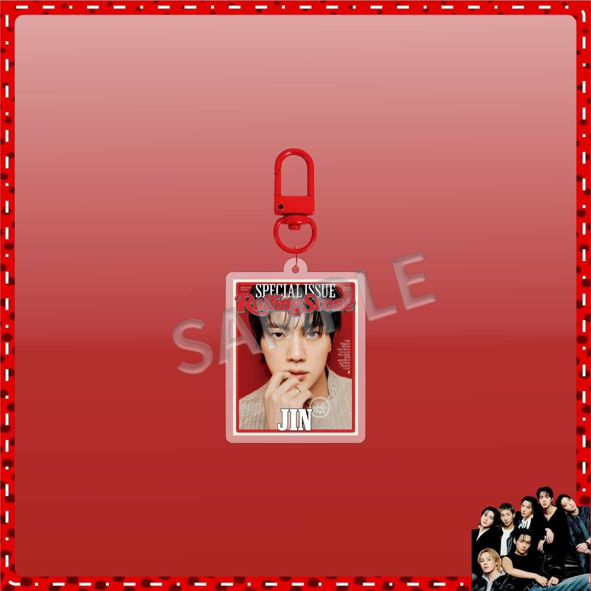 BANGTAN Poster Acrylic Keychain Pendant