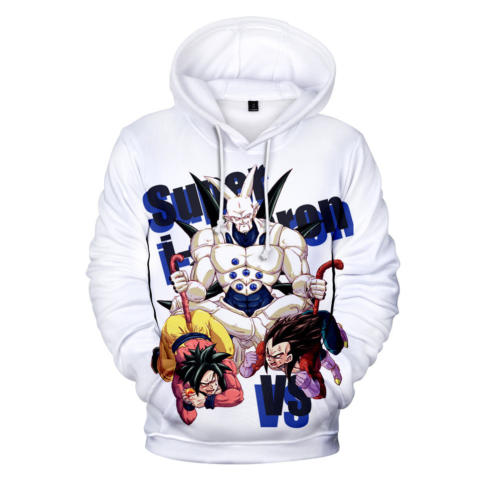 Unisex Anime 3d Color Print Pullover Hoodie