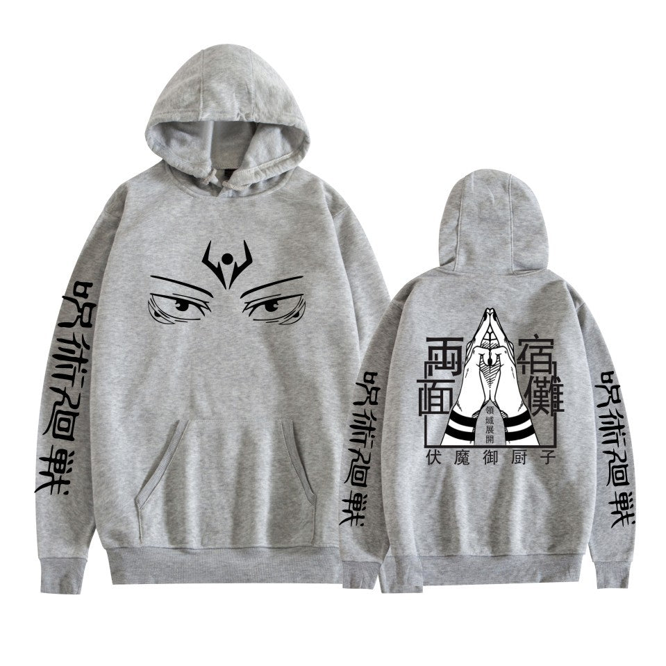 Unisex Trendy Anime Printed Loose Hoodie