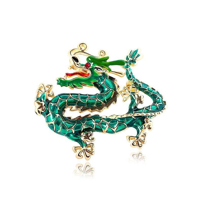 Retro Cartoon Dragon Shape Brooch