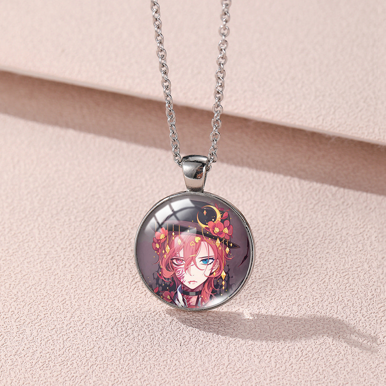 Anime Time Gem Necklace