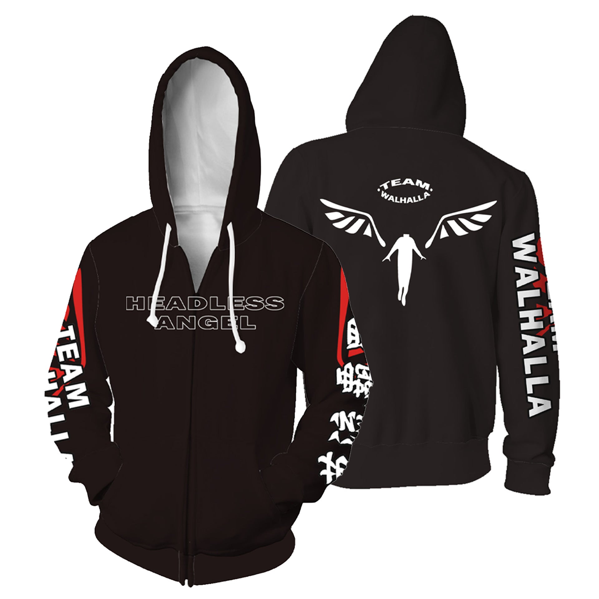 Men's Casual Anime Cosplay Hoodie Jacket