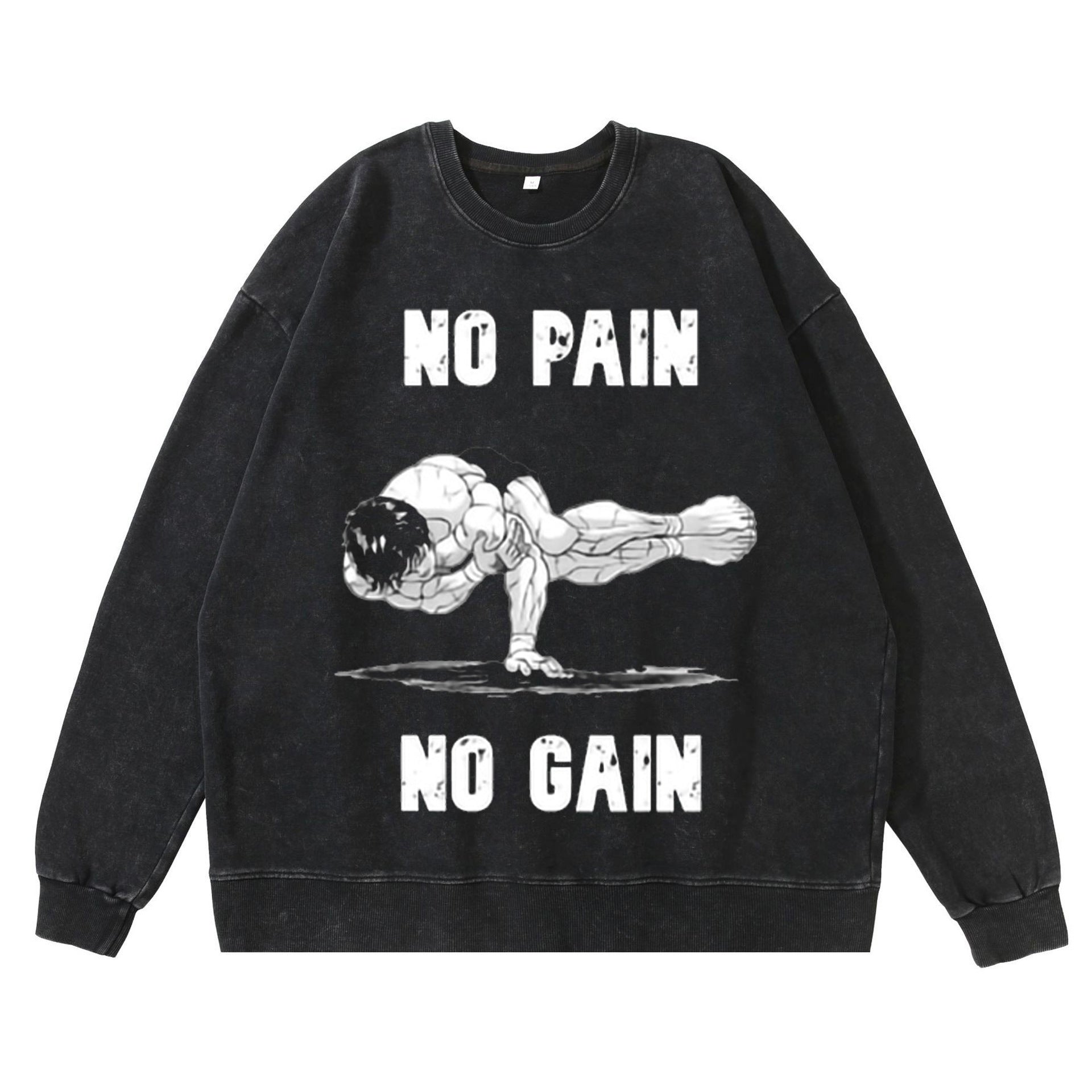 Unisex Vintage Baki Hanma Crew Neck Sweatshirt