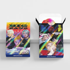124PCS BB BiiiG Holographic Photo Card Sticker