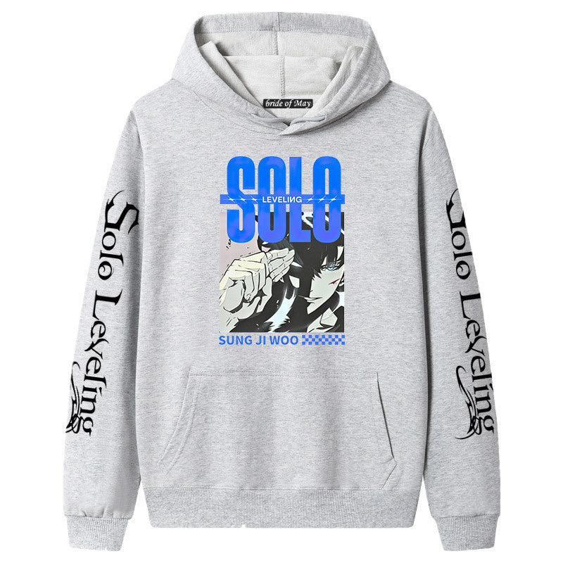 Unisex Manga Pattern Loose Hoodie