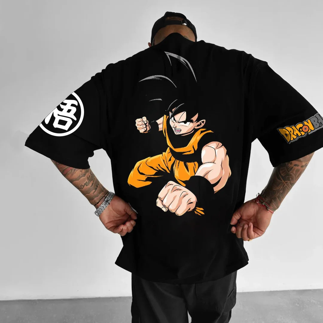 Men's Goku Anime Short-sleeved T-shirt