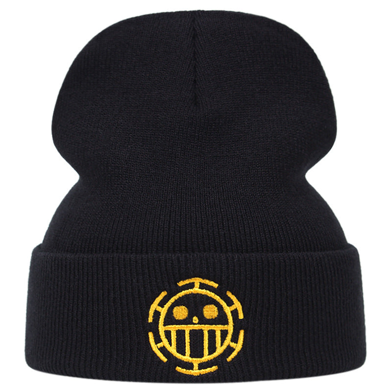 Trendy Anime Logo Embroidery Beanie