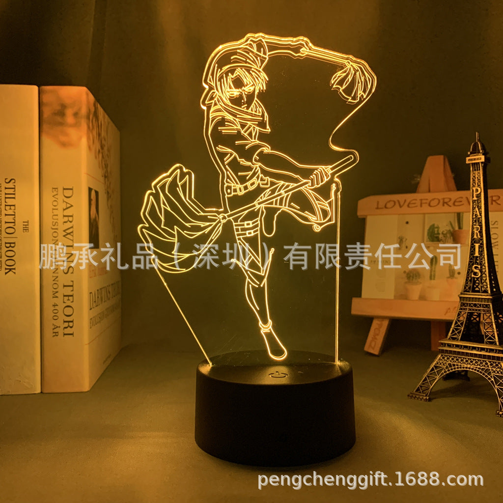 Colorful Anime Acrylic 3d Night Light
