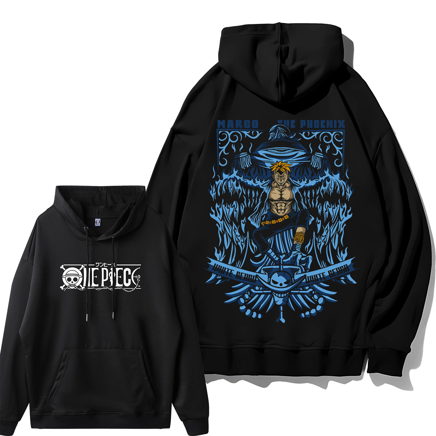 Unisex Straw Hat Luffy Loose Hoodie