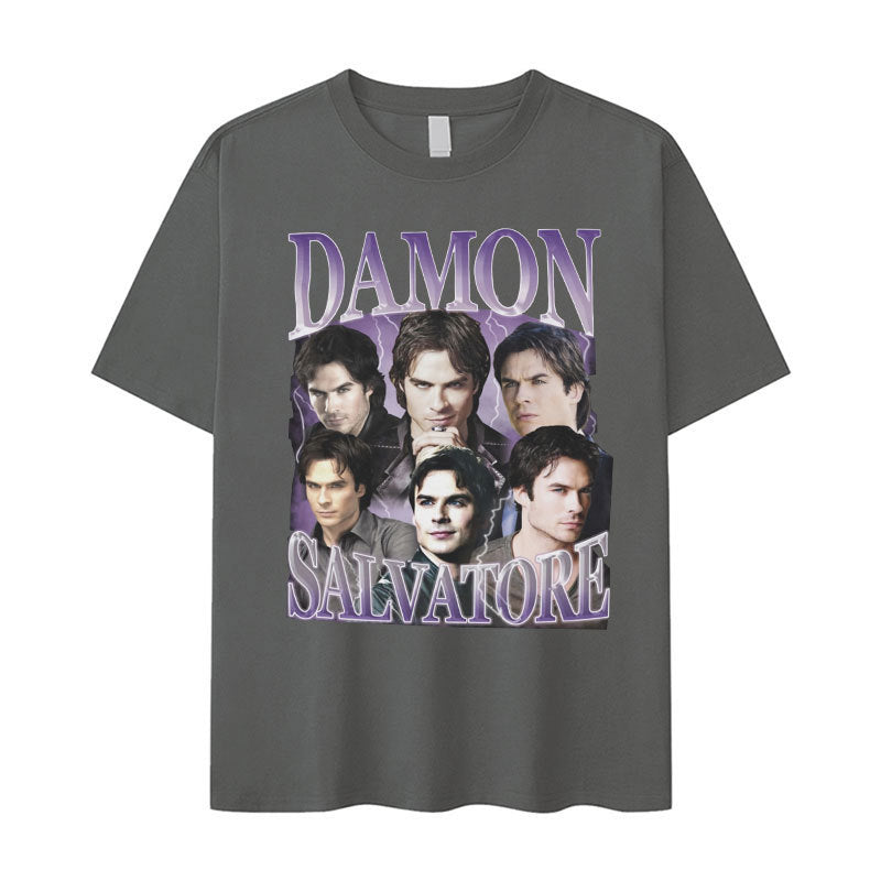Damon Salvatore TV Series Graphic T-Shirt