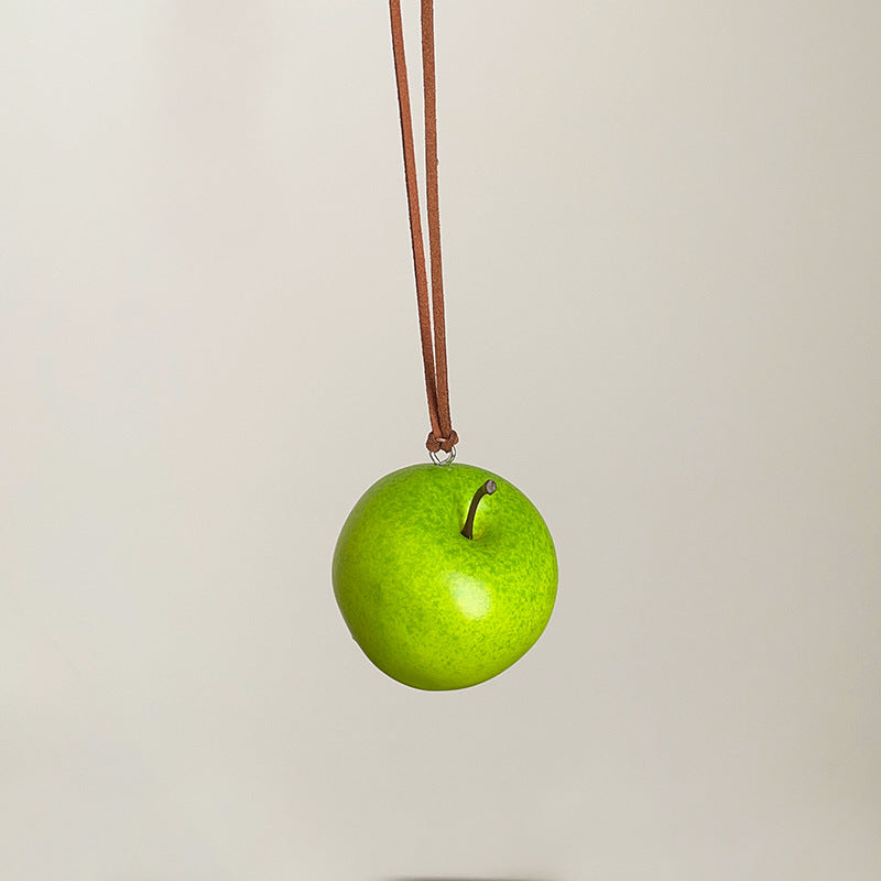 Unique Apple Pendant Necklace