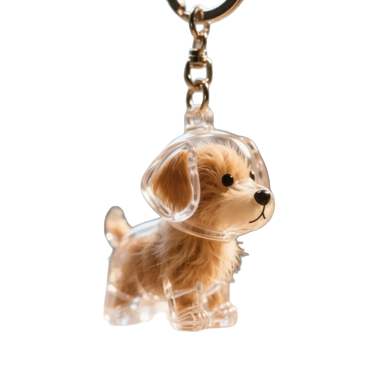Cat Pup Capsule Keychain Pet Hair Storage Pendant Lab