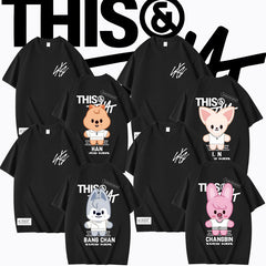 SKZ THIS & THAT Printed Summer Short Sleeve T-Shirt