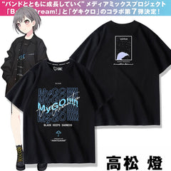 Men's and Women's Anime Pattern T-shirt