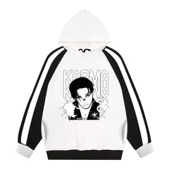 KPOP Album KARMA Character Ink Print Hoodie