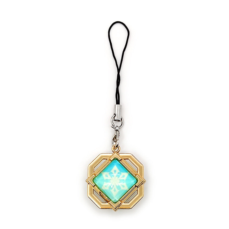 Luminous Game Keychain Lanyard Pendant