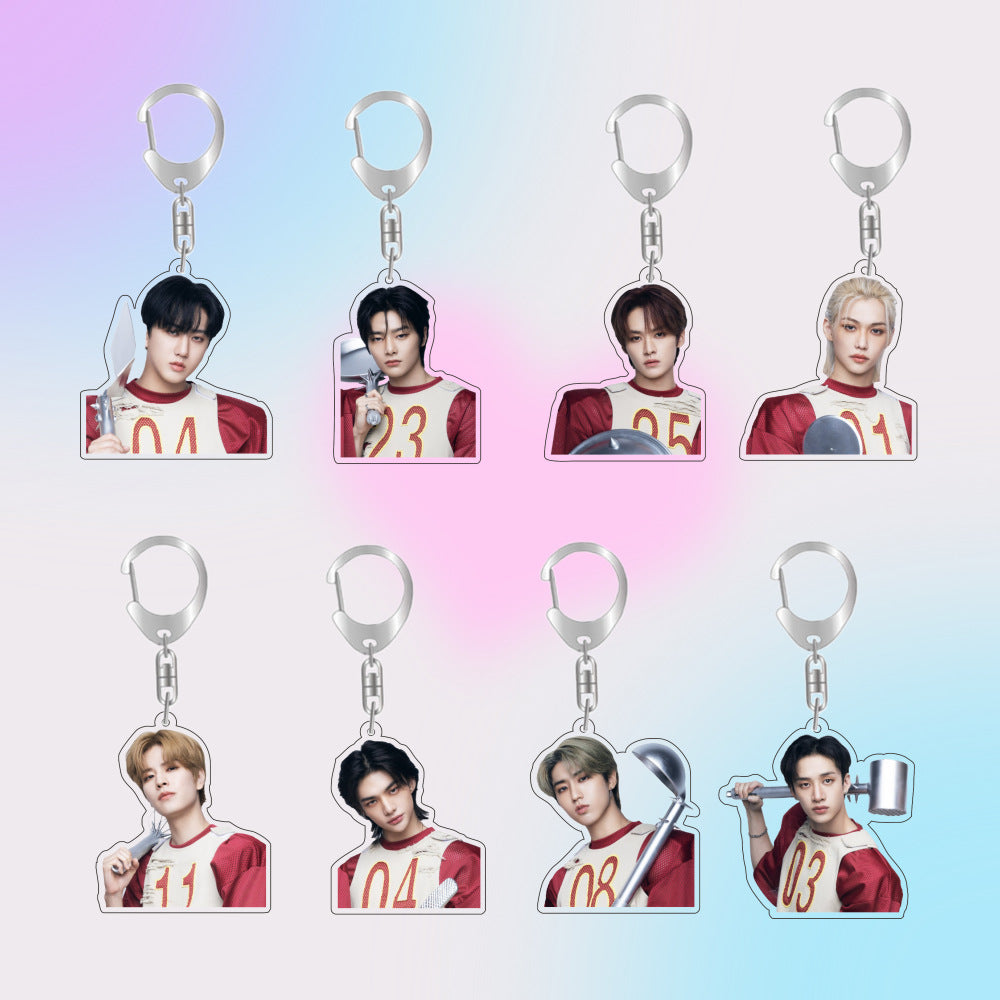 Kpop Album Keychain Set
