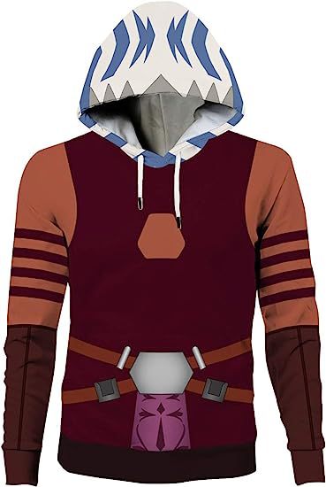 Unisex Mandalorian Ahsoka 3D Print Loose Hoodie