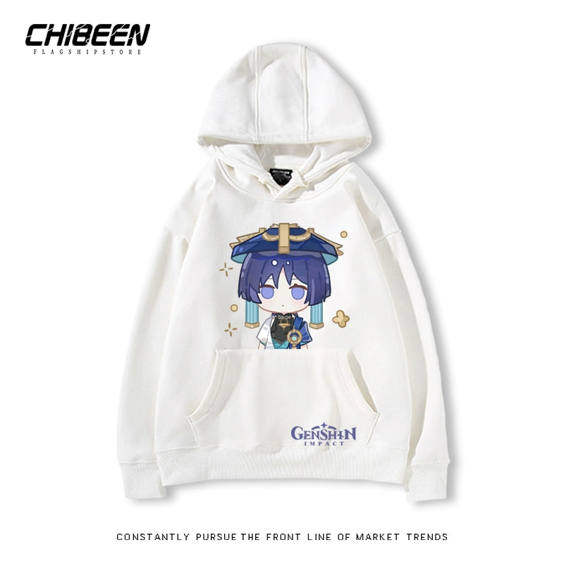 Unisex Game Cartoon Print Casual Hoodie
