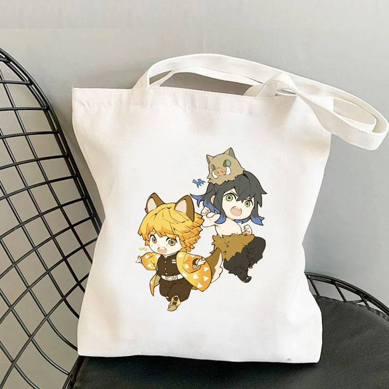 Cute Anime Canvas Handbag